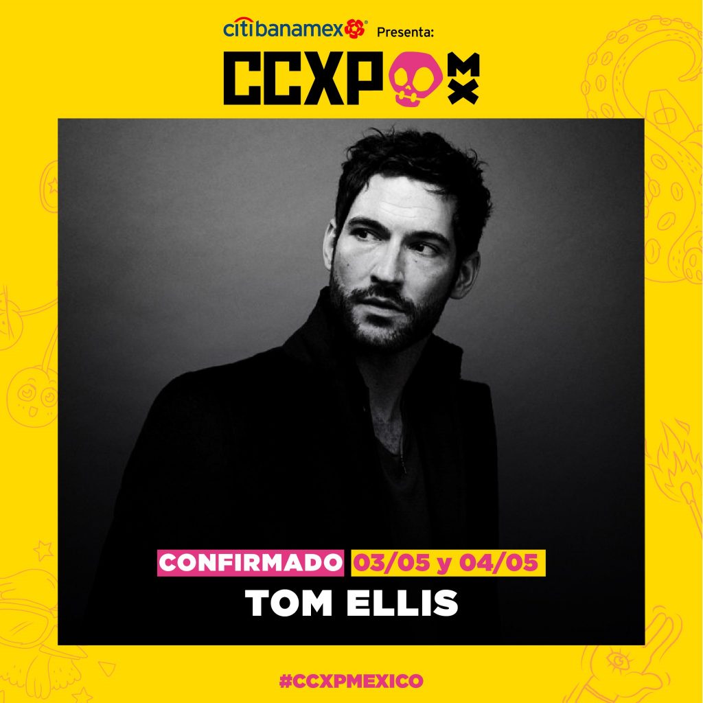 Tom Ellis en la CCXP MX