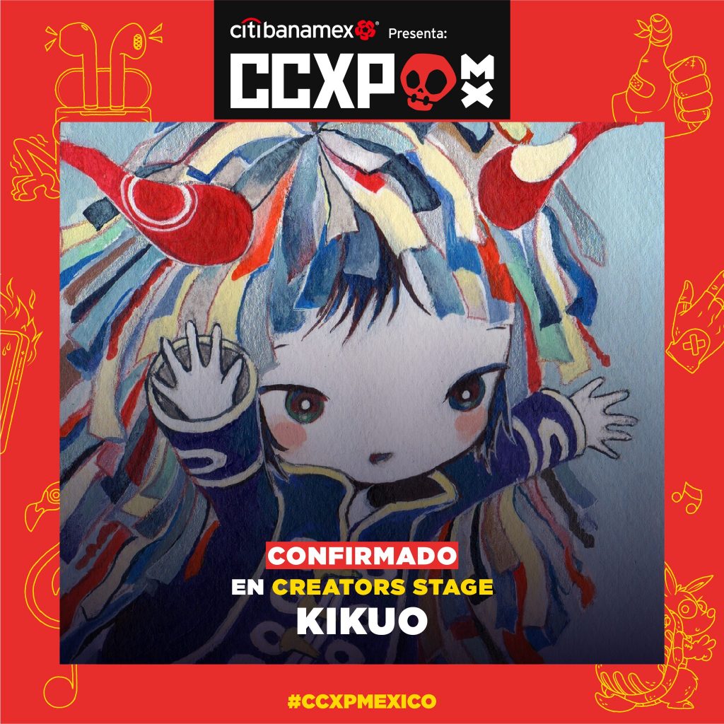 Kikuo en el CCXP MX Creator Stage