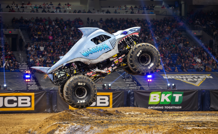 Palacio para el Monster Jam en la CDMX