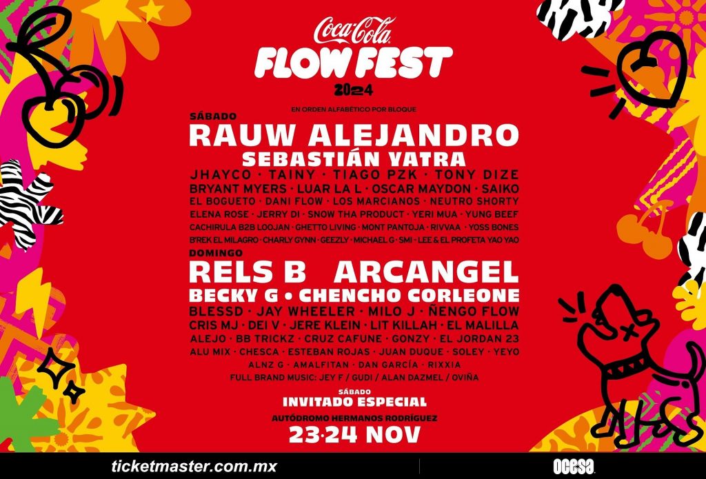 El Bogueto Flow Fest 2024 Flyer