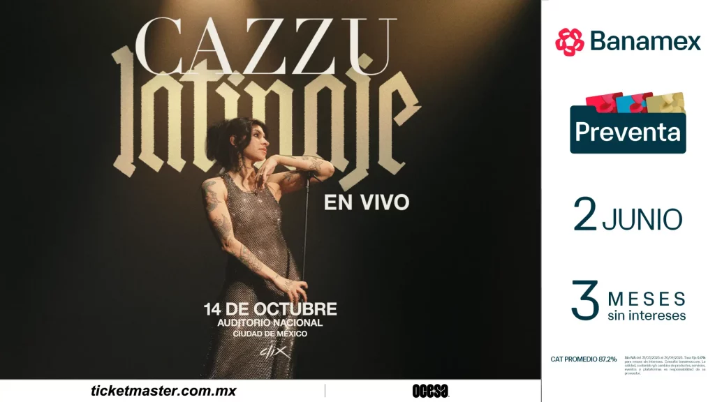 Cazzu en el Auditorio Nacional