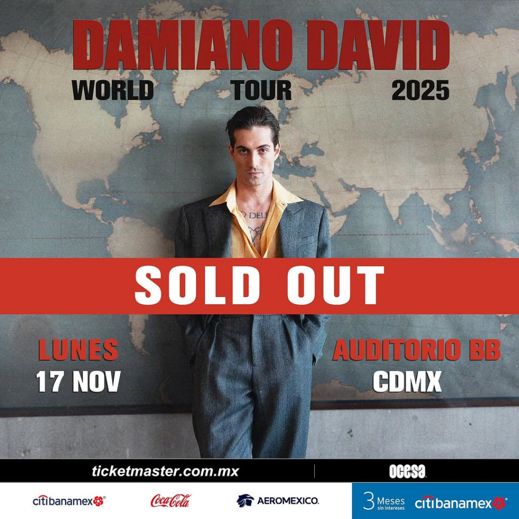 Damiano David en el Auditorio BB