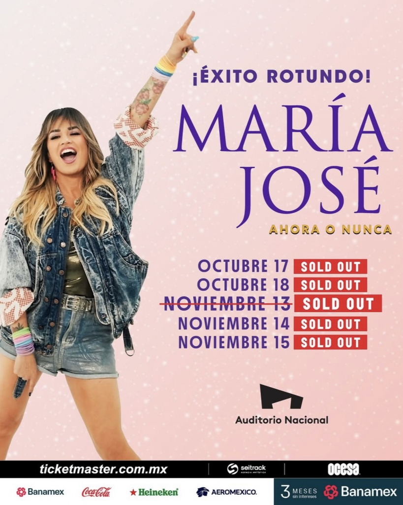 María José en el Auditrio Nacional