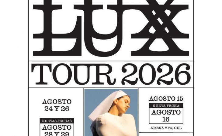 Rosalía confirma nuevas fechas de Lux Tour en CDMX