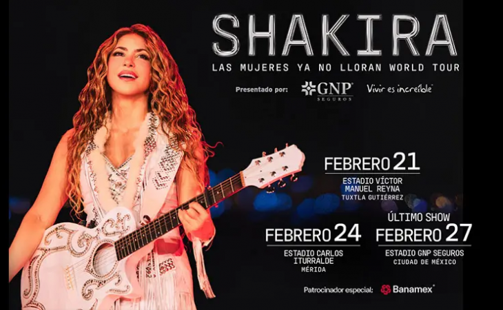 Shakira regresa a México