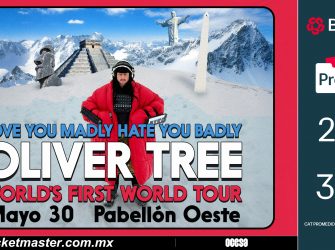 Oliver Tree traerá su “World’s First World Tour” a la CDMX