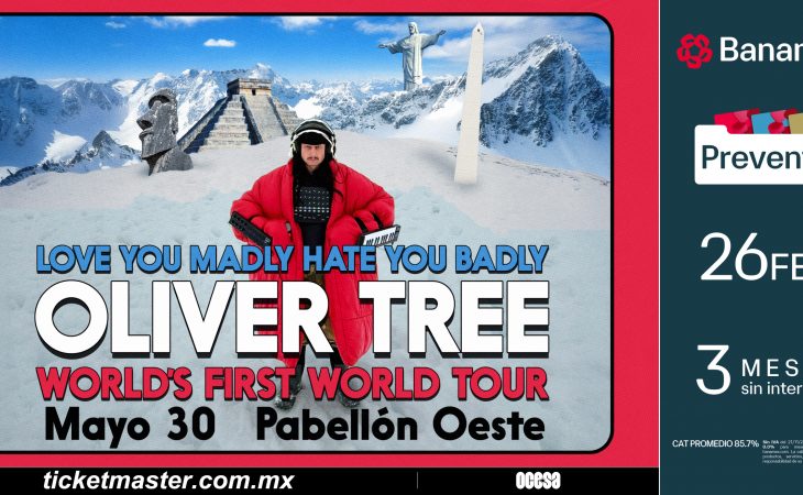 Oliver Tree traerá su “World’s First World Tour” a la CDMX